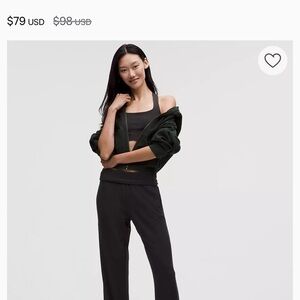 Lululemon becalm mid rise pants